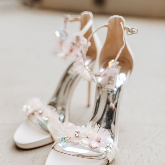 Badgley Mischka Cardi Embellished platform stiletto heel - Picture 3 of 5